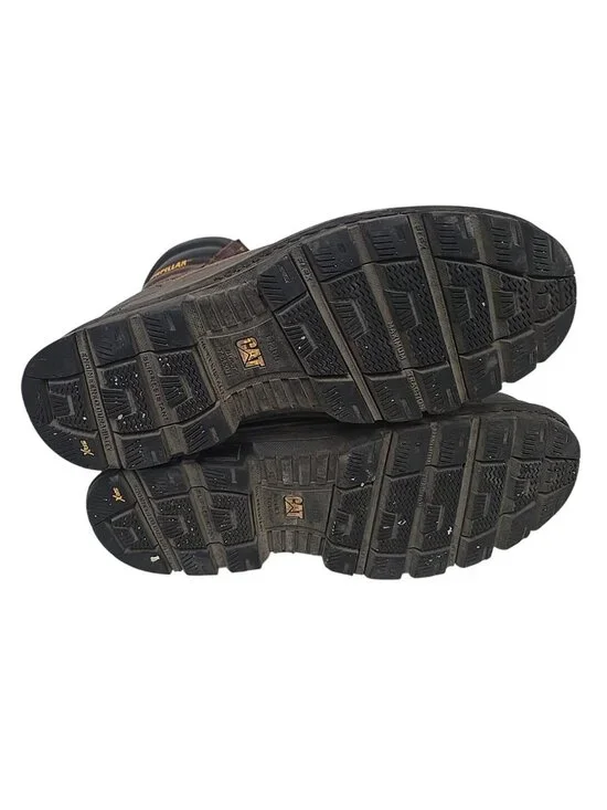 CATERPILLAR Men's 8'' Hauler XL Composite Toe Composite Plate Boots Brown 11W - Picture 7 of 7